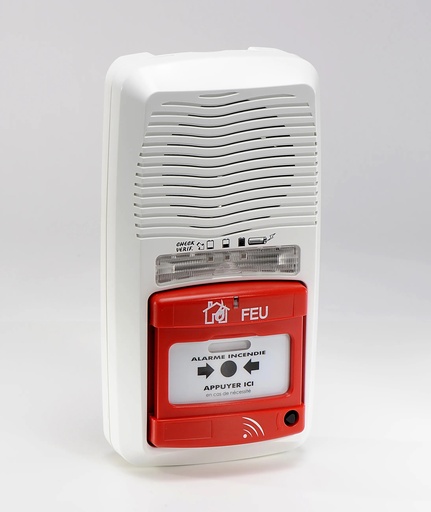 [AXD-11201] Tableau d'alarme incendie type 4 a pile radio Axendis