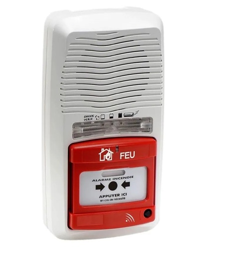 [AXD-11241] Tableau d'alarme incendie type 4 a pile radio Axendis (new)