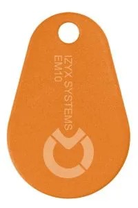 [IZX-AKFXEM10] Tag porte-clés RFID KFX, IP 68, 125 KHz, EM MARIN, mémoire 64 bit, pour lecteur RFID
