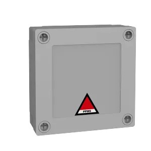 [NTR-TT5TRANSP-E-RF3] Transpondeur à piles Radio Etanche Alarme Menace