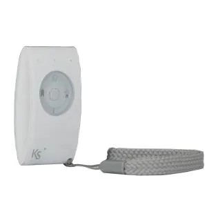 [KSI-OPERA-W] Télécommande opera, bande 868MHz/bidirectionnel, possibilité d'activer jusqu'à 7 scénarios différents + fonction panique/SOS, état et confirmation optique/vibracall, batterie CR-2032 inclue, couleur blanc.