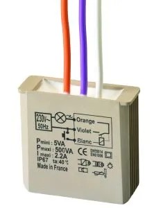 [YOK-MTR500E] Télérupteur encastré 500W
