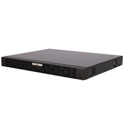 [UNV-NVR504-32B-IQ] Uniview Gamme Prime Enregistreur NVR pour caméra IP Résolution jusqu'à 16Mpx 32CH vidéo / Compression Ultra265 Prend en charge SIP jusqu'à 4CH / Reconnaissance faciale 4HDD / Prend en charge RAID 1, 5 / Alarmes