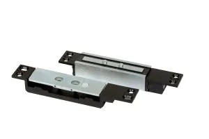 [IZX-EMSH2600] Ventouse électromagnétique à encastrer EMS, à cisaillement, 2600 lbs (série 1200 kg), à rupture de courant, 12 à 24V DC, 1 contact CO/NO/NF, 1 contact de position de porte CO/NF, temporisation de reverrouillage, éjecteur anti-rémanence