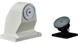 [PJS-VEM45-SPALI-BT] Ventouse de rétention pour porte coupe feu support plancher "pieds"  à Rupture 20Kg 24V et 50Kg 48V