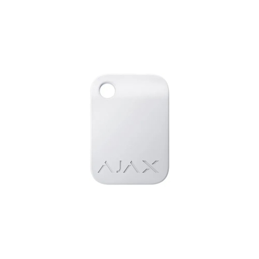 [AJA-TAG-W] badge blanc DESFire® 13,56 MHz format porte clef pour clavier AJAX KeypadPlus