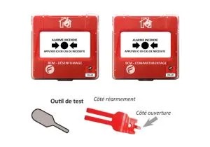 [FIN-BBG0012-FIN02] SEXTANT-BCM - Déclencheur manuel conventionnel Compartimentage