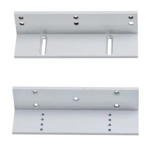 [CDV-300ZL-AC] Kit capot de finition aluminium + équerres L3L4 & Z3Z4Z5 pour ventouses C3S11, V3SR, V3SR1248 & V4SR • Le capot anodisé se fixe sur l'équerre Z3Z4Z5 & offre une finition de porte esthétique & discrète • Compatible avec les portes en tirant