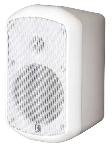 [MON-IC-MS-30-130/T-W-EN54] Enceinte saillie Public adress, 2 voies, 30 W, 100 V, IP65, EN54, blanche IC AUDIO