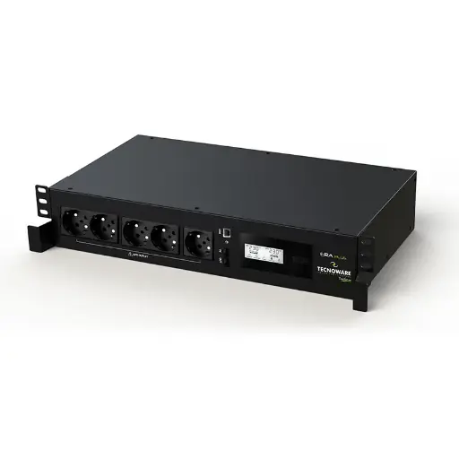 [TNW-FGCERAPL1202RSCH] UPS ERA PLUS 1200, RACK MOUNT 19', Autonomie jusqu'à 25 min avec Firewall, Hub/Switch, Routeur, AVR, USB et Logiciel pour UPS TecnoManager Win/Mac