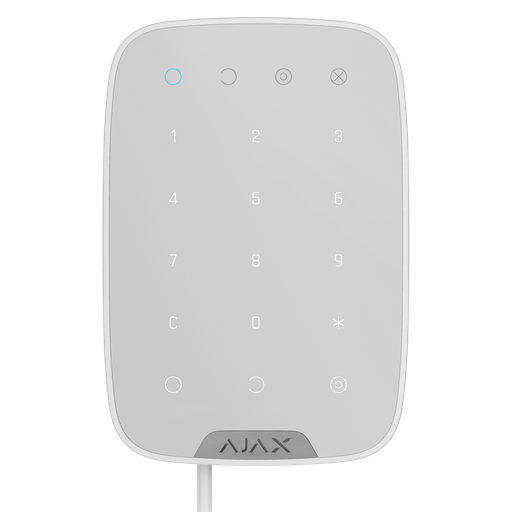 [FIB-KEYPAD-W-NF] Clavier filaire Certification NFA2P et grade 3 Protocole Fibra Bidirectionnel Armé, partiellement armé, désarmé et urgence Jusqu'à 50 codes