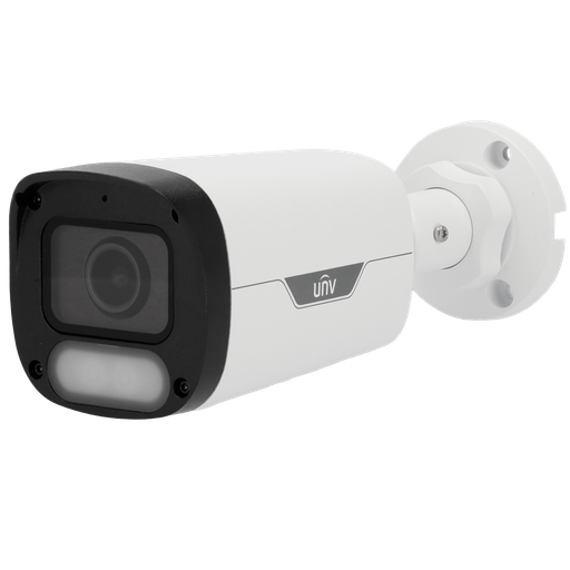 [UNV-IPC2314LE-ADF28KM-WP] Caméra Bullet IP 4 Mégapixel - Gamme EasyStar - 1/1.8" CMOS |à balayage progressif  Objectif 2.8 mm - Color Hunter avec la technologie WISE-ISP - Portée de la lumière blanche 30 m - UMD, Ultra Motion Detection
