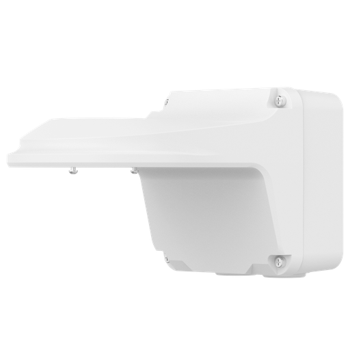 [UNV-TR-JB07/WM03-H-IN] Support mural - Pour caméras dôme - Boite de connexions - Adapté pour une utilisation extérieure - Couleur blanche - Passage de câble