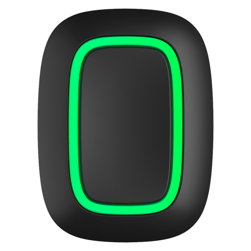 [AJA-BUTTON-S-B] Bouton de panique - Ajax Superior - Mise à jour quotidienne de l'état de la batterie - Sans fil 868 MHz Jeweller - Portée espace ouvert 1300 m - Pression sûre: double ou longue - Alimentation 1 pile CR2032 3.0 V