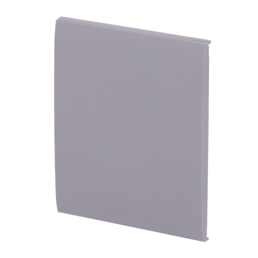 [AJA-CENTERBUTTON-1G2W-GRE] Panneau tactile pour interrupteur d'éclairage simple  - Compatible avec AJ-LIGHTCORE-1G / -2W - Rétro-éclairage LED - Panneau tactile central sans contact - Couleur Gris - Ajax - LightSwitch CenterButton