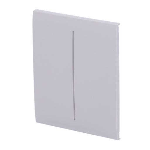 [AJA-CENTERBUTTON-2G-FOG] Panneau tactile pour double interrupteur d'éclairage  - Compatible avec AJ-LIGHTCORE-2G - Rétro-éclairage LED - Panneau tactile central sans contact - Couleur brouillard - Ajax - LightSwitch CenterButton