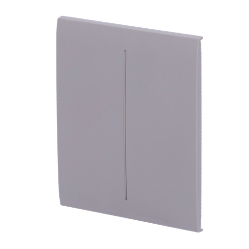 [AJA-CENTERBUTTON-2G-GRE] Panneau tactile pour double interrupteur d'éclairage  - Compatible avec AJ-LIGHTCORE-2G - Rétro-éclairage LED - Panneau tactile central sans contact - Couleur Gris - Ajax - LightSwitch CenterButton