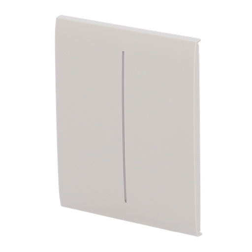 [AJA-CENTERBUTTON-2G-OYS] Panneau tactile pour double interrupteur d'éclairage  - Compatible avec AJ-LIGHTCORE-2G - Rétro-éclairage LED - Panneau tactile central sans contact - Couleur huître - Ajax - LightSwitch CenterButton