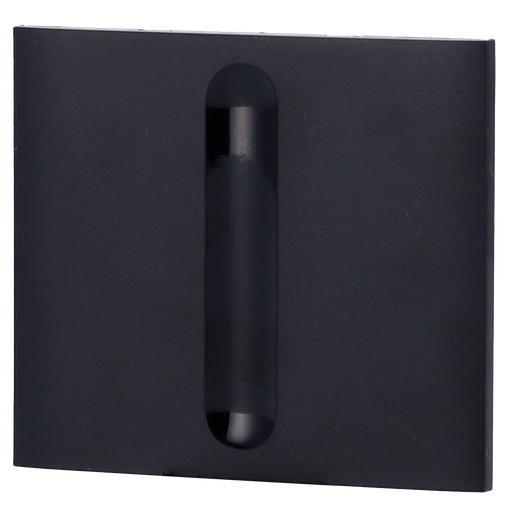 [AJA-CENTERBUTTON-DIMMER-B-VERT] Panel táctil para interruptor de luz regulable - Compatible con AJ-LIGHTCORE-DIMMER-VERT - Retroiluminación LED - Panel táctil central sin contacto - Color negro - Ajax - LightSwitch CenterButton (Dimmer)Vertical