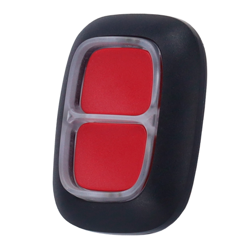 [AJA-DOUBLEBUTTON-B] Double bouton de panique - Bidirectionnel - Sans fil 868 MHz Jeweller - Portée espace ouvert 1300 m - Pression sûre: double ou longue - Alimentation 1 pile CR2032 3.0 V