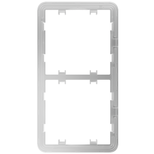 [AJA-FRAME-2-VERT] Cadre vertical pour deux dispositifs - Compatible avec AJ-SIDEBUTTON-...-VERT - AJ-SIDECOVER-...-VERT - Ajax - LightSwitch Vertical Frame (2 seats)