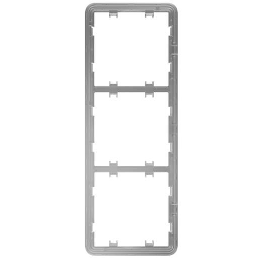 [AJA-FRAME-3-VERT] Cadre vertical pour trois dispositifs - Compatible avec 2 x AJ-SIDEBUTTON-...-VERT - Compatible avec 1 x AJ-CENTERBUTTON...-VERT - Ajax - LightSwitch Vertical Frame (3 seats)