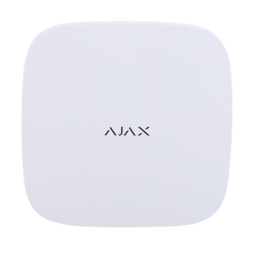 [AJA-HUB2-4G-DC6V-W] Centrale d'alarme professionnelle - Degré 2 - Fonctionnement autonome 6 V DC - Communication Ethernet et double SIM 4G  - Sans fil 868 MHz Jeweller et Wings - Jusqu`à 100 dispositifs sans fil - Jusqu'à 9 groupes d'armement - Application mobile et logiciel PC (jusqu'à 50 utilisateurs)