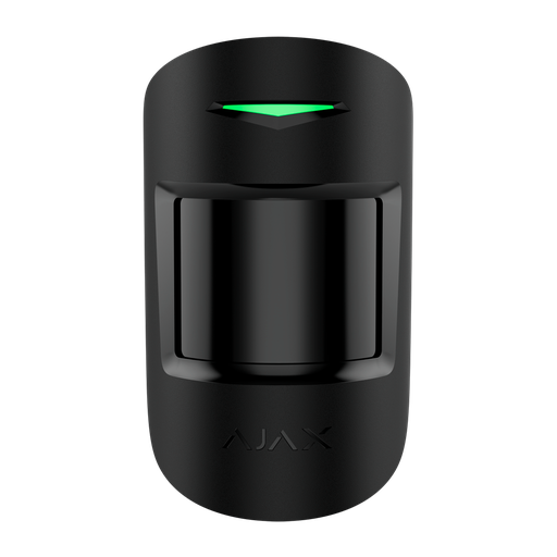 [AJA-MOTIONPROTECTPLUS-S-B] Détecteur PIR -  Degré 2 - Double technologie: PIR et micro-ondes (bande K) - Ajax Superior / Support avec vis de fixation - Sans fil 868 MHz Jeweller - Immune aux animaux de compagnie -  Rang de détection 12 m