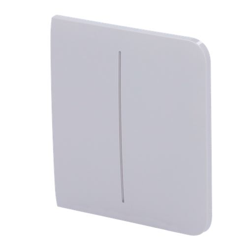 [AJA-SIDEBUTTON-2G-FOG] Panneau tactile pour double interrupteur d'éclairage - Compatible avec AJ-LIGHTCORE-2G - Rétro-éclairage LED - Panneau tactile latéral sans contact - Couleur brouillard - Ajax - LightSwitch SideButton