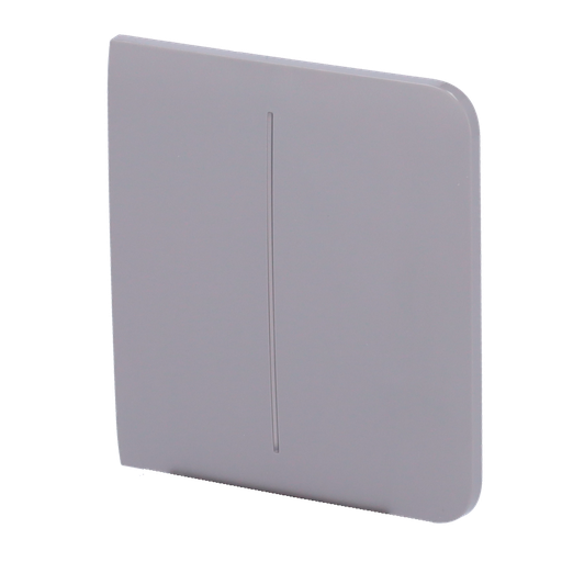 [AJA-SIDEBUTTON-2G-GRE] Panneau tactile pour double interrupteur d'éclairage - Compatible avec AJ-LIGHTCORE-2G - Rétro-éclairage LED - Panneau tactile latéral sans contact - Couleur Gris - Ajax - LightSwitch SideButton
