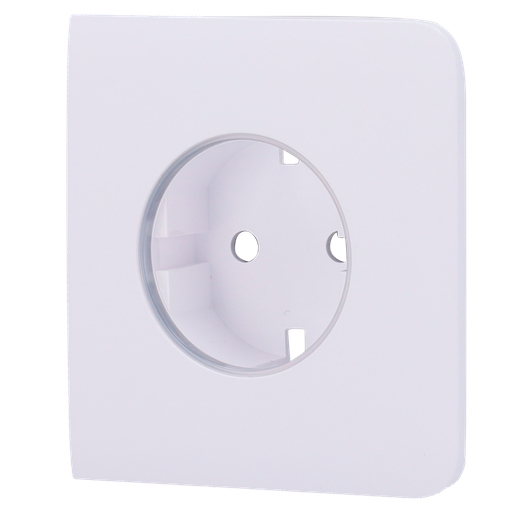 [AJA-SIDECOVER-W] Tapa lateral para enchufe básico tipo F - Compatible con AJ-OUTLETCORE-BASIC - Protección contra polvo, salpicaduras, objetos - Sin monitorizacion de consumo - Sin control remoto  - Color blanco