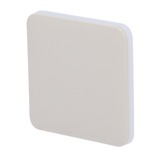 [AJA-SOLOBUTTON-1G2W-OYS] Panneau tactile pour un interrupteur d'éclairage - Compatible AJ-LIGHTCORE-1G / -2W - Rétro-éclairage LED - Clavier tactile sans contact - Couleur huître - Ajax - LightSwitch SoloButton