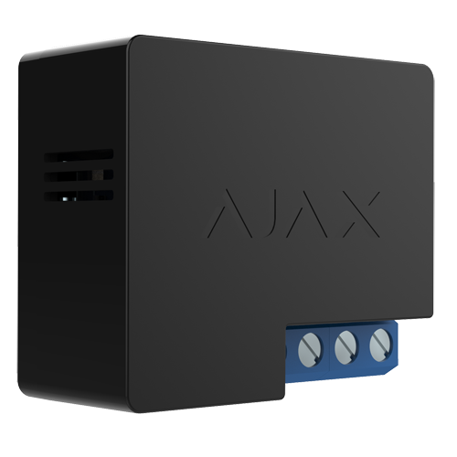 [AJA-WALLSWITCH-B] Relais de contrôle à distance - Sans fil 868 MHz Jeweller - Antenne interne - 110~240VAC 50 Hz / Jusqu'à 3kW (13A) - Compteur de consommation - Installation en caisson standard