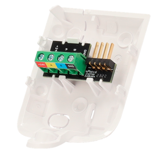 [FIB-BRACKETMP-W] Support pour détecteurs de mouvement câblés - Compatible avec: FIBRA-MOTIONPROTECT-W,  - FIBRA-MOTIONPROTECTPLUS-W et FIBRA-COMBIPROTECT-W - Y compris les bornes de connexion - Plastique ABS - Couleur blanche