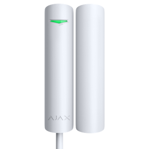 [FIB-DOORPROTECT-W-NF] Contact magnétique - Certifié NFA2P et grade 2 - Portes et fenêtres - Protocole Fibra - 1 entrée pour capteur filaire NC - Aimant petit et grand