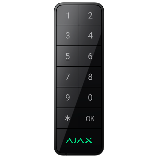 [FIB-KEYPADOUTDOOR-B] Clavier extérieur IP66/IK08 avec lecteur RFID - Armement/désarmement complet ou groupé - Authentification: codes, lecteur RFID ou Bluetooth - Indication sonore et par LED - Contrôle des scénarios d'automatisation - Certifié Grade 3 - Noir