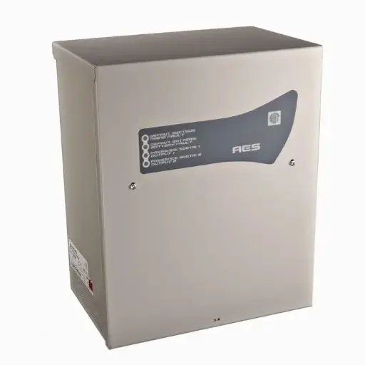 [SLT-2080338012] Alimentation AES EAE 48V 3A C38 AB 12AH coffret (livrée avec 4 batteries 12V/12Ah) -certifiée NF SSI. (anc. Réf : 80640)