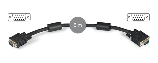[FON-7818-10] Câble VGA D 15 mâle à D 15 mâle