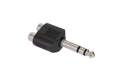 [FON-AA-141] Adaptateur audio 2 RCA à Jack 6'3 mm stéréo mâle