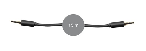 [FON-AA-709N] Câble signal d’audio Jack 3'5 mm stéréo mâle à Jack 3'5 mm stéréo mâle