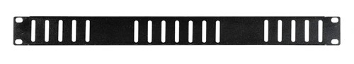 [FON-FRP-10VEN] Panneau avant 1 U avec fentes de ventilation pour rack 19''