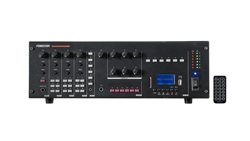 [FON-MAZ-6600RU] Amplificateur de public address matriciel et multicanal