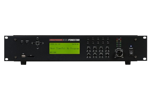 [FON-MP-121P] Planificateur horaire hebdomadaire avec lecteur USB/SD