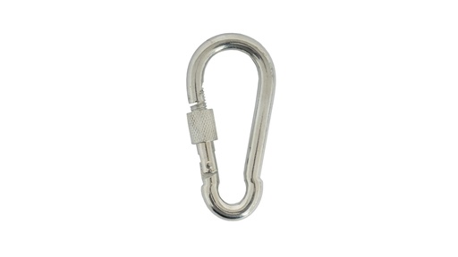 [FON-MSQ-80] Mousqueton plaqué zinc avec fermeture de sécurité