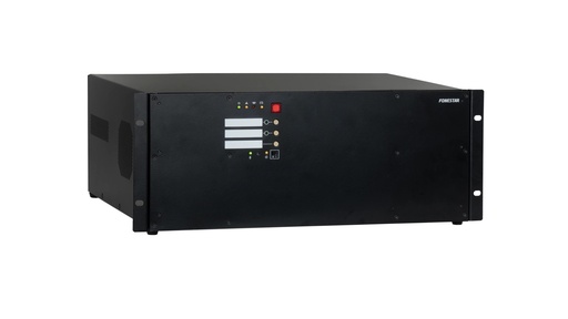 [FON-SEVEN-1500R] EN 54 système compact de sonorisation et d'alarme vocale montable en rack avec 3x500 W et 3 messages simultanés