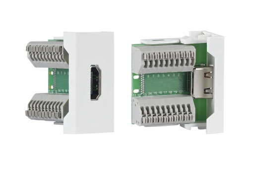 [FON-WP-46H] ½ panneau de connexion HDMI femelle