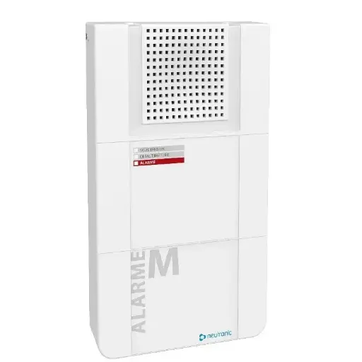 [NTR-TT5ME-RF3] Diffuseur sonore avec messages pré-enregistrés à piles Radio Alarme Menace