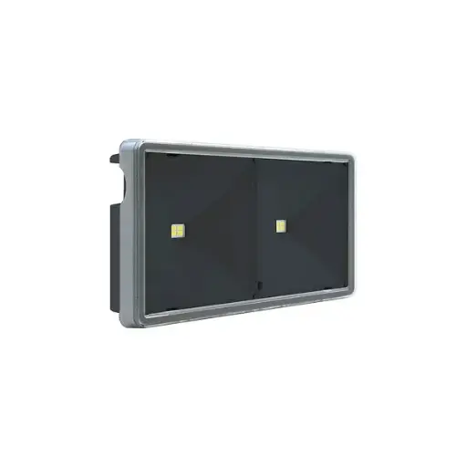 [BLT-ONE-A1S-BLACK] BAES Ambiance (no picto) - BLOC.TECH ONE BLACK - ONE-A1S-BLACK - LiFePO4 - 1 h - 360 lm - IP44 - IK08 - SATI - télé-diag