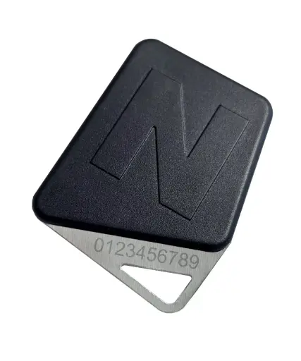 [NSY-1801-0100] Badge Mifare Format clé noir , code site Noralsy - KCP8-N