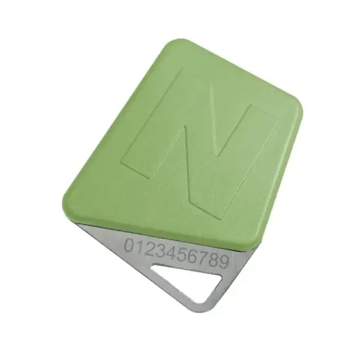 [NSY-1801-0102] Badge Mifare Format clé vert , code site Noralsy - KCP8-V
